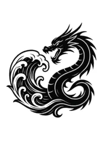 drachen-mit-wellen-tattoo-gestaltung-steissbein