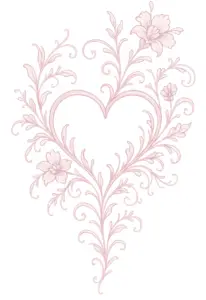 florales-herz-mit-blueten-und-verzierungen