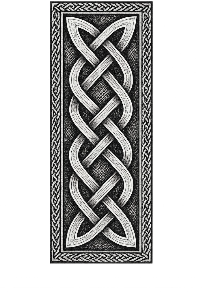 Tattoovorlage Keltisches Knotenmuster für Unterarm
