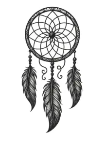 kunstvolle-traumfaenger-mit-federn-oberarm-tattoo
