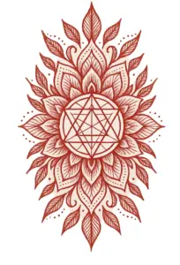 mandala-mit-geometrischen-formen-und-blaettern