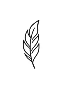 minimalistische-feder-tattoo-vorlage-fuer-fuss