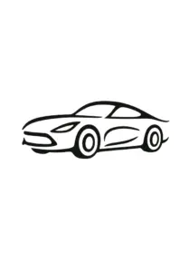 minimalistisches-auto-mit-geschwungenem-design-tattoo-unterarm