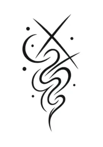 moderne-tattoovorlage-mit-abstrakten-linien-und-symbolen