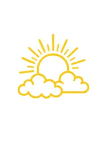 sonne-und-wolken-stilisiertes-tattoo-vorlage