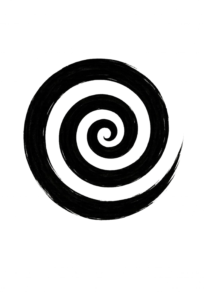 Tattoovorlage Spirale Symbol für Männer