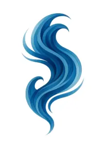 tattoovorlage-abstrakte-wellenform-in-blau