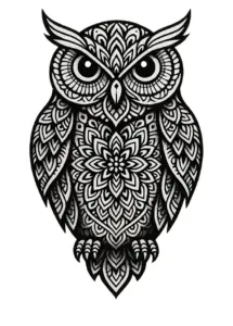 tattoovorlage-eule-im-mandala-stil