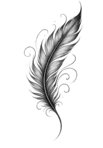 tattoovorlage-feder-fuer-oberarm-mit-schwuengen