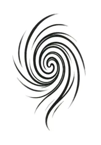 tattoovorlage-fuer-spiralartige-linien-im-schwarz-weiss-stil