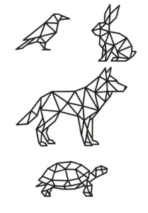 tattoovorlage-geometrische-tiere-fuer-steissbein