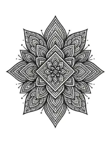 tattoovorlage-geometrisches-mandala-mit-komplexen-mustern