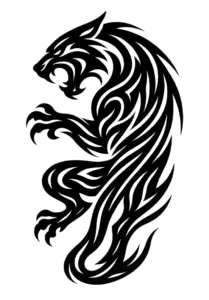 tattoovorlage-kraftvoll-tribal-wolf-fuer-maenner