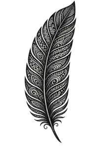 tattoovorlage-kunstvolle-feder-mit-verschiedenen-mustern