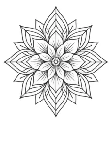 tattoovorlage-mandala-blume-mit-feinen-linien-fuer-die-hand