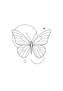 tattoovorlage-minimalistischer-schmetterling-mit-feinen-linien-und-kreisen