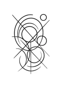 tattoovorlage-mit-geometrischen-formen-und-linien