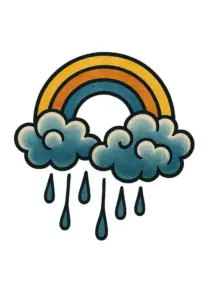 tattoovorlage-mit-regenbogen-und-wolken-in-sanften-farben