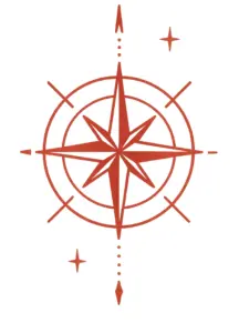 tattoovorlage-moderner-kompass-mit-geometrischen-formen