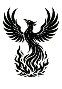 tattoovorlage-phoenix-aus-den-flammen