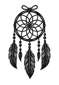 tattoovorlage-traumfaenger-mit-feder-design-fuer-oberarm