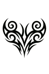 tattoovorlage-tribal-design-geschwungene-linien-schwarz
