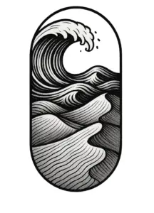 tattoovorlage-von-wellen-und-sandduenen-oberschenkel