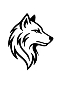 tattoovorlage-wolfskopf-minimalistisch-schwarz-weis